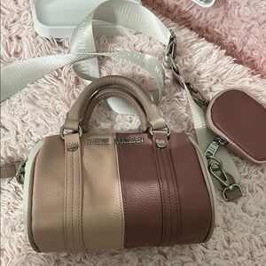 Steve Madden Pink and Tan Women's Bag